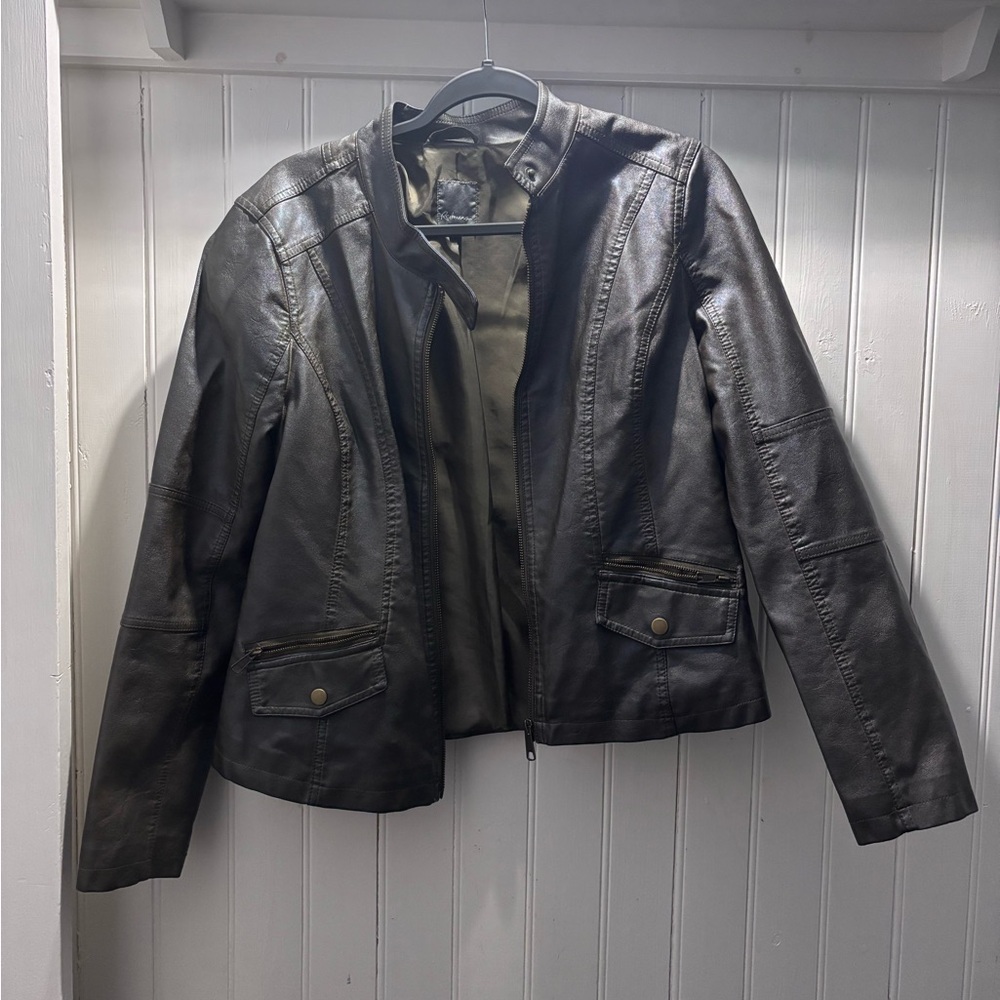 Reitmans Faux Leather Jacket